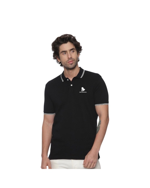 Allen Solly Polo T-shirt Men- Black